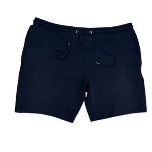 Autograph Mens‎ Navy Knit Sweat Shorts XL Elastic Drawstring Lounge Athleisure